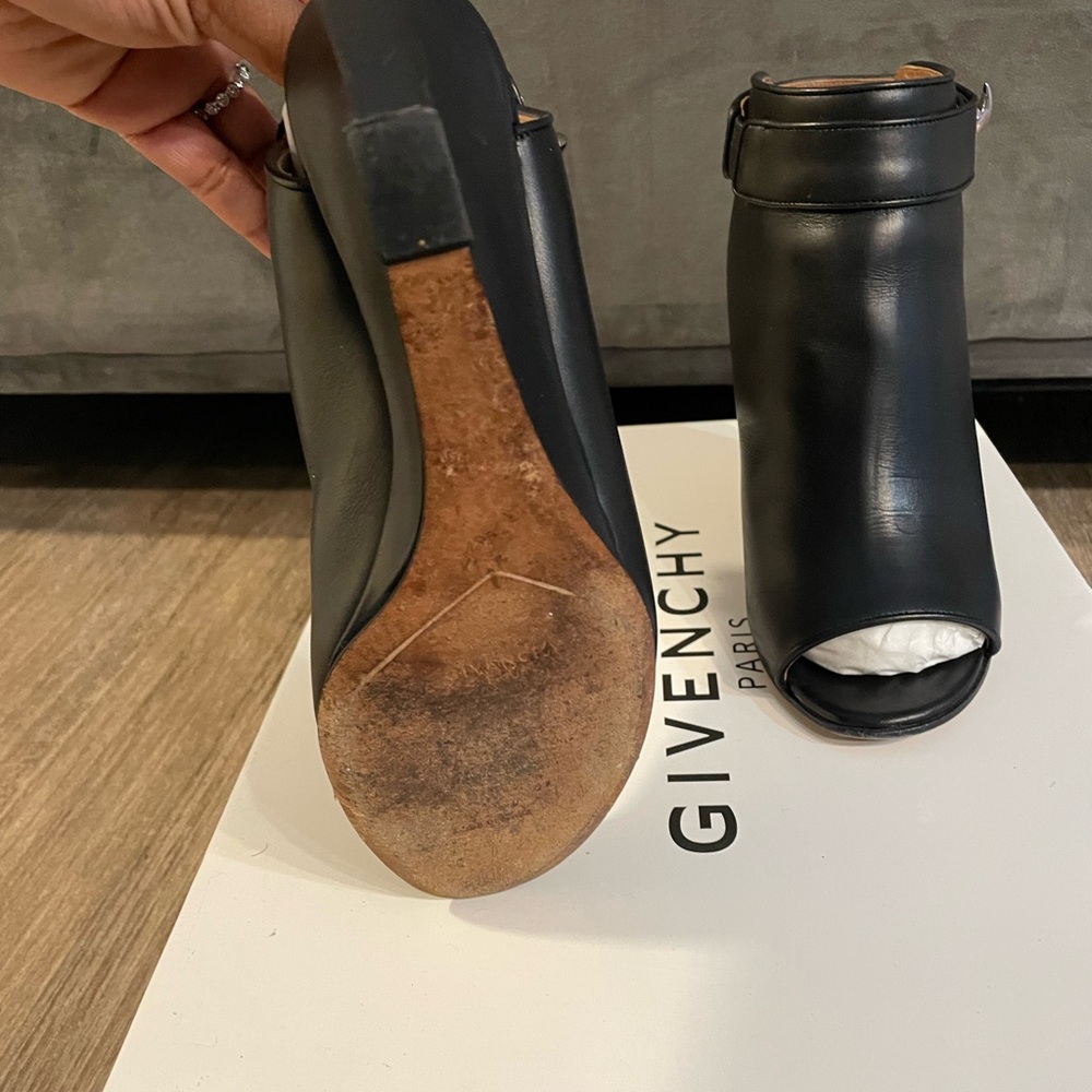 Like New Givenchy Shark Mule Bootie - image 2
